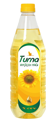 TURNA AYÇİÇEK YAĞI 1 LT OVAL PET ŞİŞE