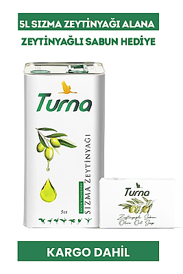 TURNA SIZMA YAĞI 5 L + TURNA ZEYTİNYAĞLI SABUN 150 G HEDİYE