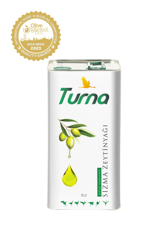 TURNA SIZMA ZEYTİNYAĞI 5 LT TENEKE - 1